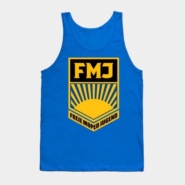 FMJ - Free Moped Youth Logo Tank Top by GetThatCar